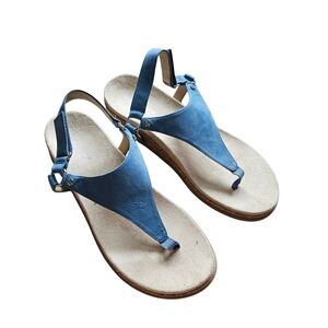 Vionic Women's Blue Kirra 2 Leather Sandals Size 9